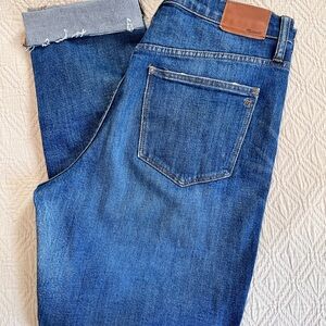 Madewell Slim High Rise Boy Jeans
